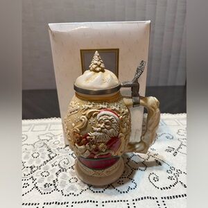 Avon Fathers Christmas Beer Stein